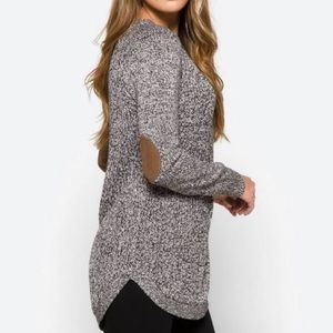 RD Style Rowca Elbow Patch Sweater